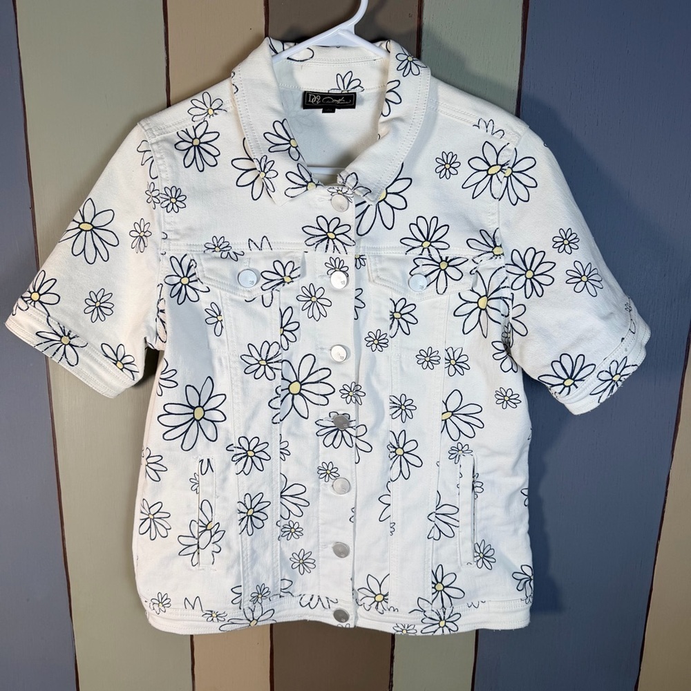 Daisy Denim Jacket-Size:Small - Picture 1 of 8